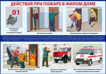Правила безопасности при пожаре в квартире