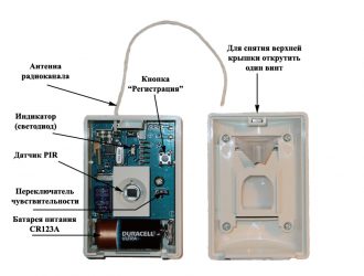 Как уменьшить чувствительность датчика движения?